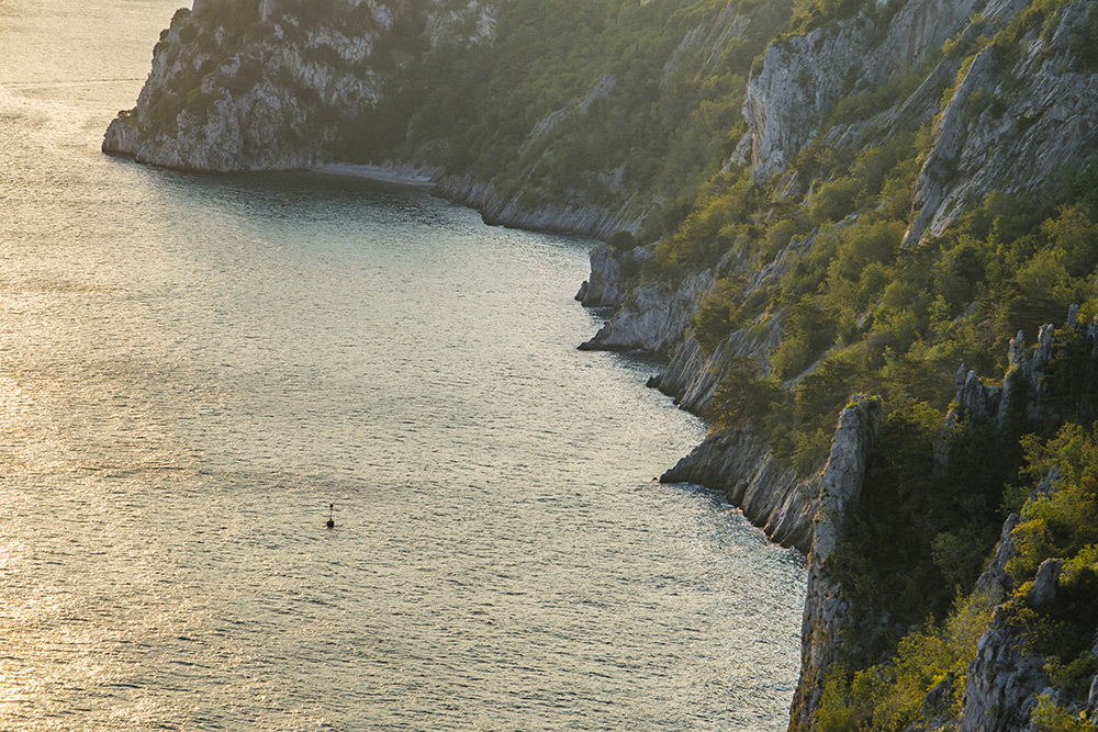 Falesie di Duino alla luce dell'alba